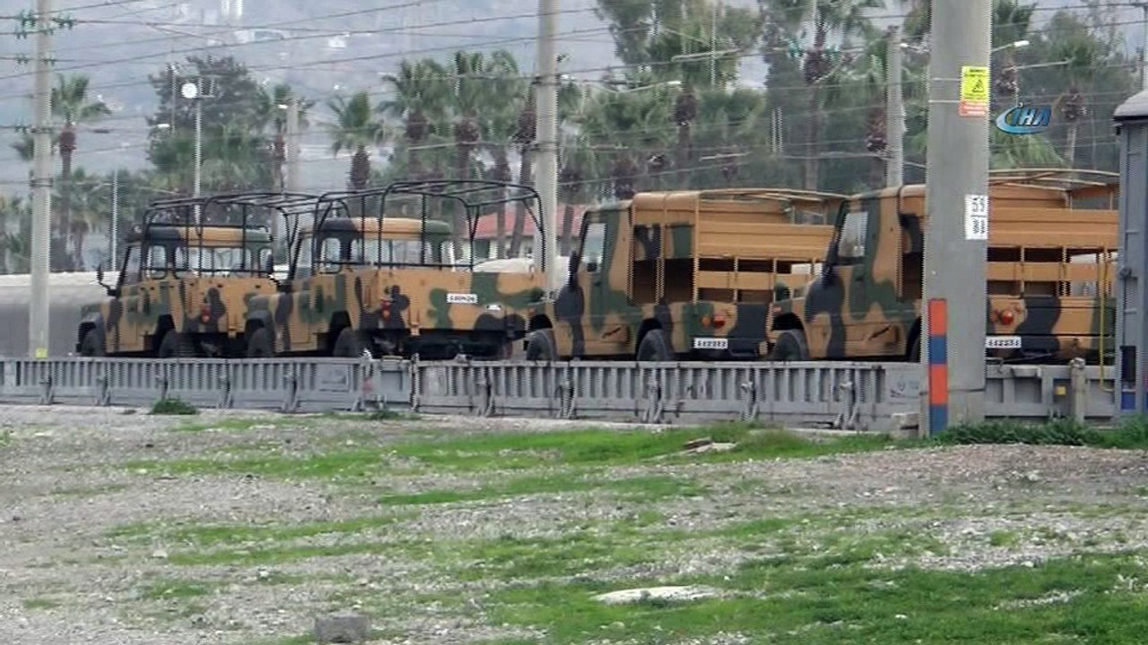 Hatay’da askeri sevkiyat