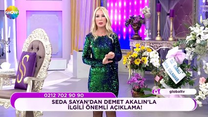 Seda Sayan'dan Demet Akalın açıklaması