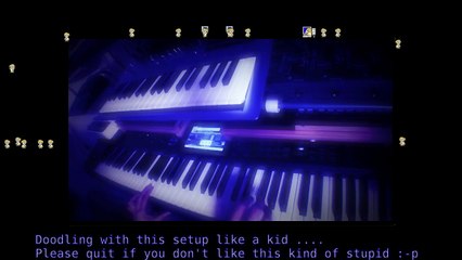 Pitch shift Delay Piano : Lexicon MX200/KORG KROME/minilogue