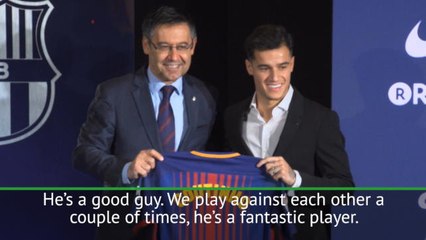 Download Video: Good for him, bad for the Premier League - Hazard on Coutinho's Barca move