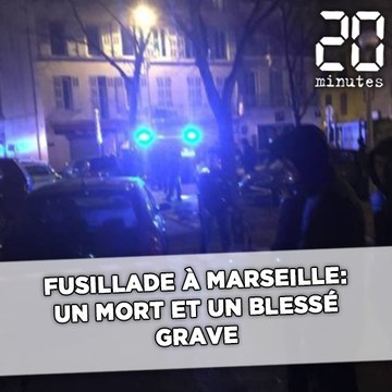 Fusillade à Marseille: Un mort et un blessé grave