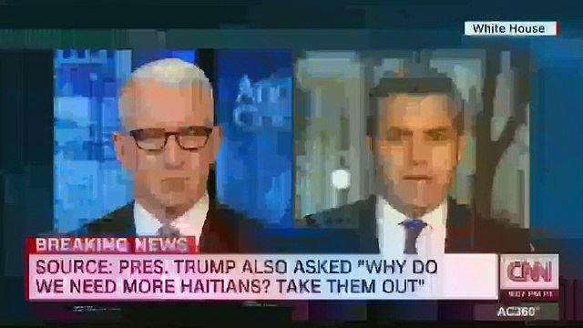 BREAKING NEWS TRUMP 1-12-18 - CNN NEWS ANDERSON COOPER 360 JANUARY 12, 2018