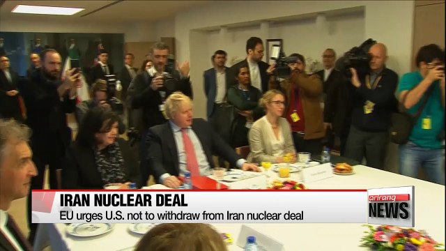 EU urges U.S. not to withdraw from Iran nuclear deal