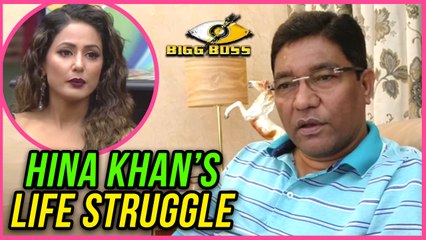Hina Khan's Dad EMOTIONAL VIDEO For Fans | Hina Khan Life Struggle | Bigg Boss 11