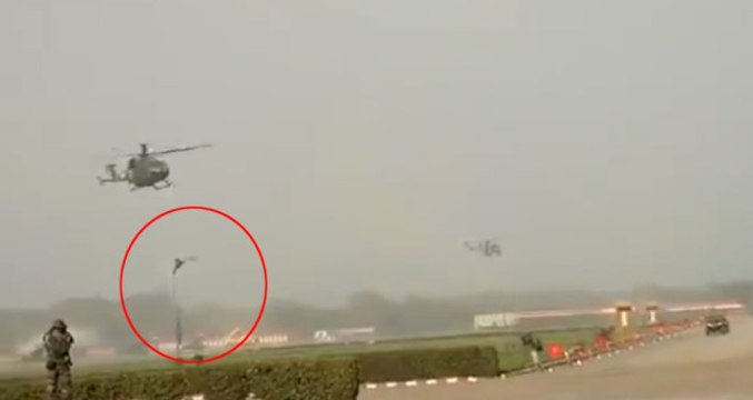 Tatbikatta İp Koptu, Askerler Helikopterden İnerken Yere Çakıldı