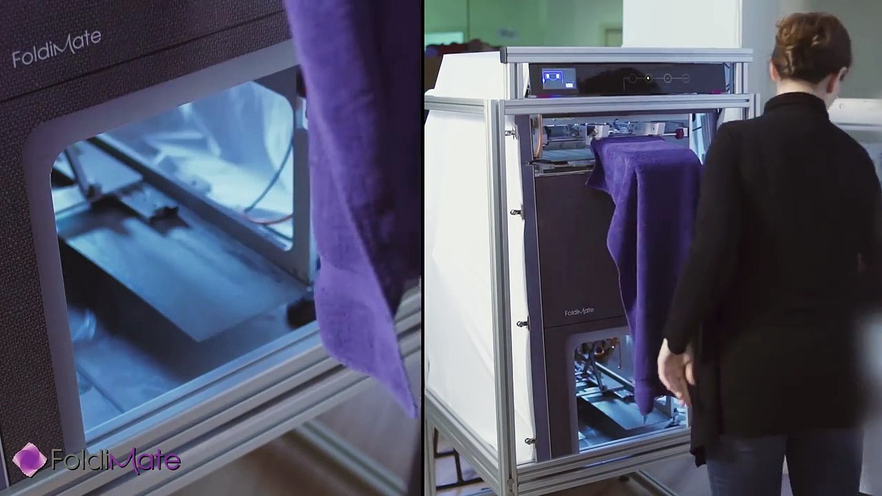 La machine très pratique qui repasse et plie le linge en quelques secondes  