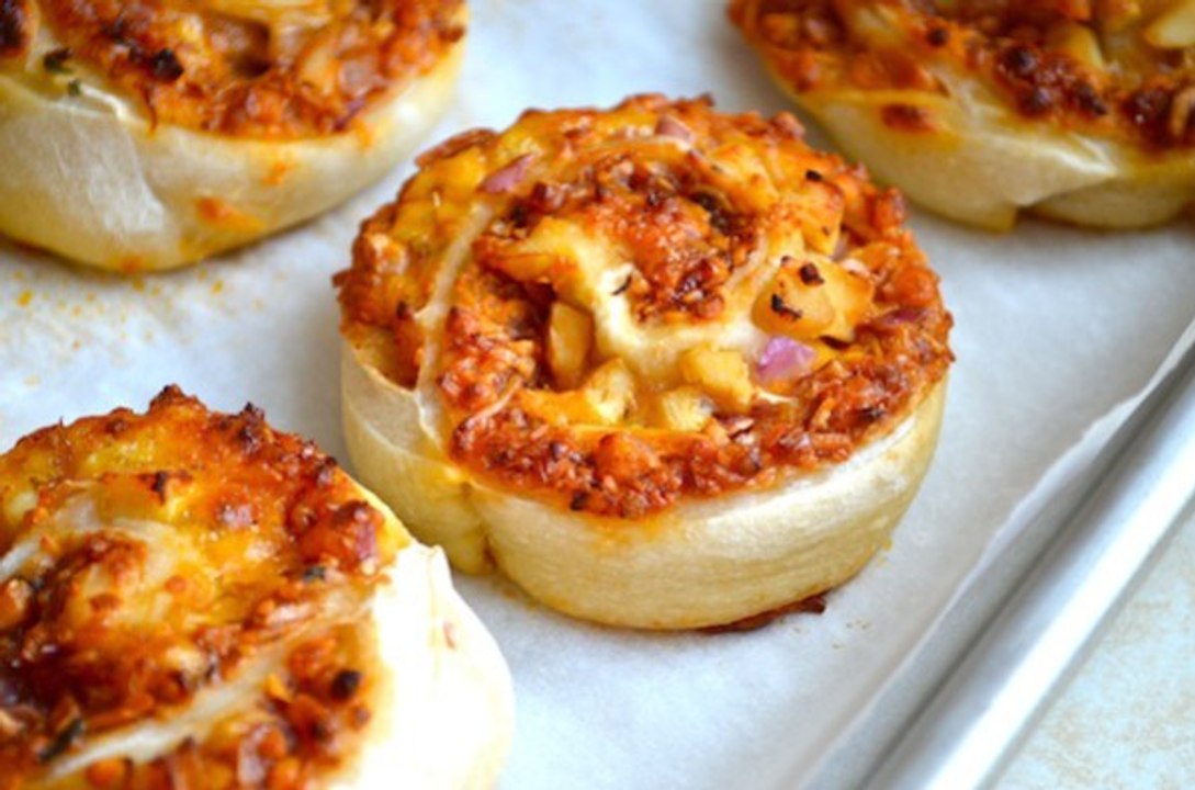 BBQ Chicken Pinwheels