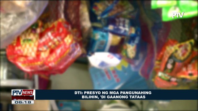DTI: Presyo ng mga pangunahing bilihin, 'di gaanong tataas