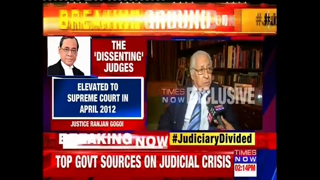 FMR Attorney General Soli Sorabjee On Supreme Court Judges Press Conference
