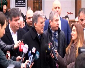 Abdullah Gül ilk kez konuştu!