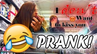 I DON'T WANT TO KISS YOU PRANK ON BOYFRIEND! - Brianna & Jordan