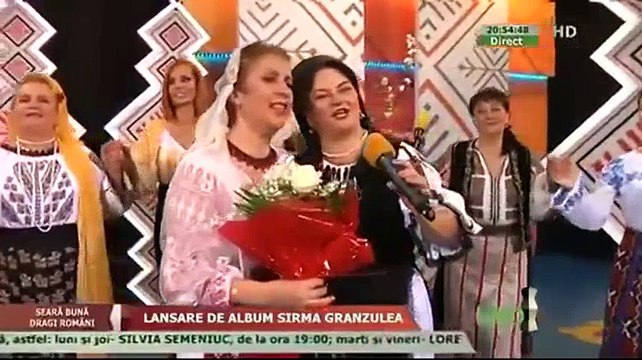 Maria Dan Paucean - Cine bea si canta mandru (Seara buna, dragi romani! - ETNO TV - 10.07.2015)