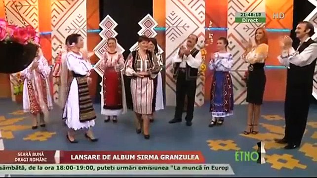 Elena Granzulea - Haideti, voi, fetele mele (Seara buna, dragi romani! - ETNO TV - 10.07.2015)