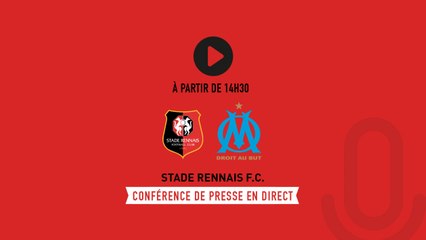 J20. Stade Rennais F.C. / Marseille : Conférence de presse de Sabri Lamouchi