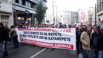 Yunanistan'da 'kemer sıkma' karşıtı gösteride arbede - ATİNA