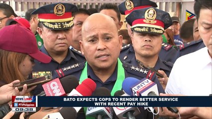 Bato expects cops to render better service with recent pay hike