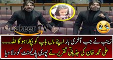 Ali Muhammad Khan Emotional Speech for Zainab in Parliament