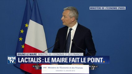 Bruno Le Maire invite le président de Lactalis à "faire preuve de davantage de transparence"