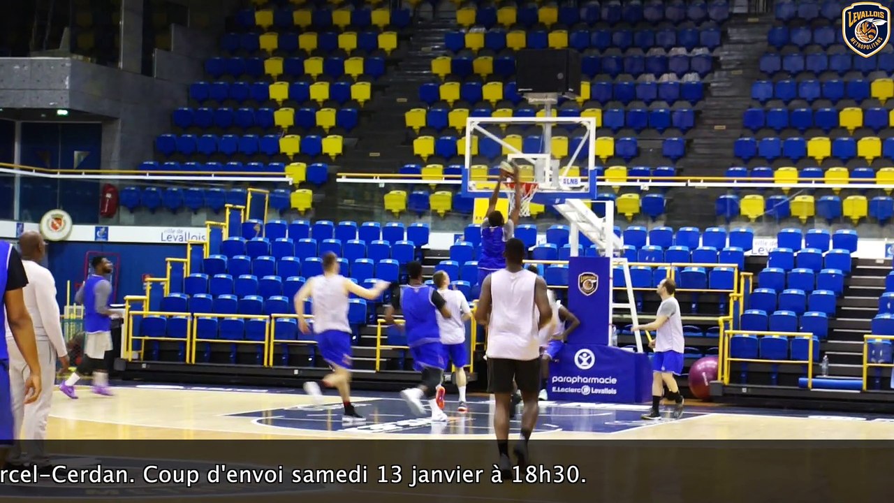 Avant match avec Louis Campbell, Levallois vs Nanterre