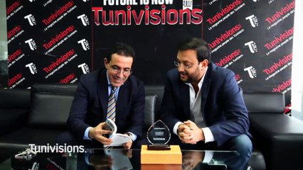 Tunivisions a l'honneur de recevoir M.Lamjed Boukhris pour lui donner le trophée de la meilleure personnalité économique
