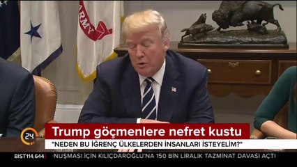 Trump göçmenlere nefret kustu