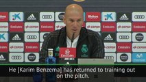 Benzema has 'returned to training'