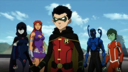 Justice League vs Teen Titans (Full Fight)