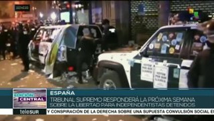 Tribunal Supremo decidirá sobre libertad de independentistas 17 enero