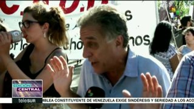 Argentinos exigen cese de la persecución a líderes sociales