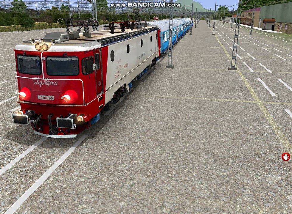 Decuplarea locomotivei EA 40-0881 de la R 9565 și sosirea trenului IR 73 cu  Traxx 004 și plecarea cu EA 114 - video Dailymotion