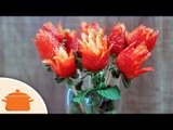 Como Fazer Flor de Morango - Dicas e Truques da Cozinha