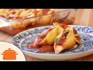 Como Fazer Conchiglioni Recheado aos 4 queijos