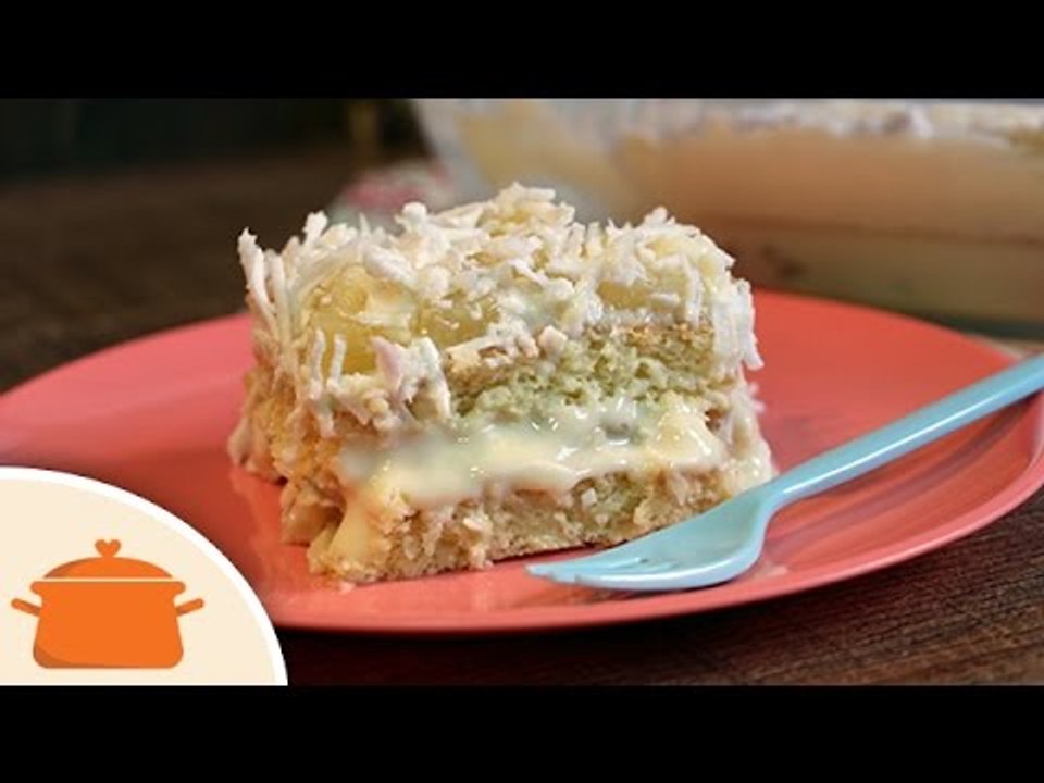 Como Fazer Pavê de Abacaxi com coco - Receita Prática