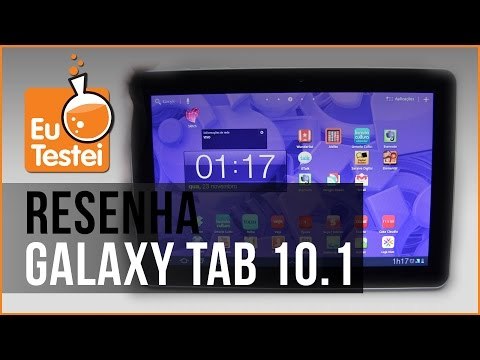 Galaxy Tab 10.1 Samsung Tablet - Vídeo Resenha EuTestei Brasil