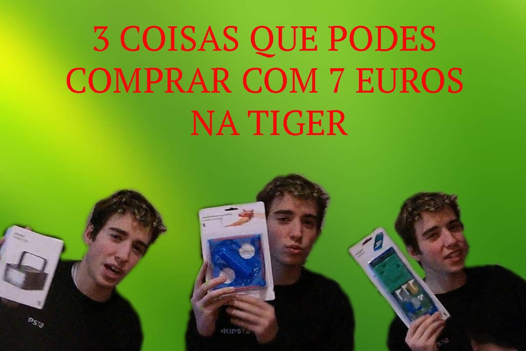 3 coisas que podes comprar na tiger com 7 euros