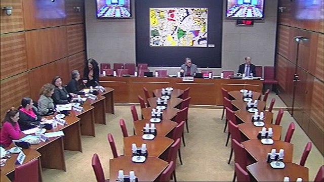 Table ronde réunissant des représentants des magistrats et des greffiers - Vendredi 22 février 2013