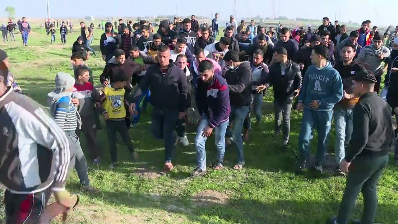 اصابة نحو 40 فلسطينيا بنيران الجيش الاسرائيلي في قطاع غزة