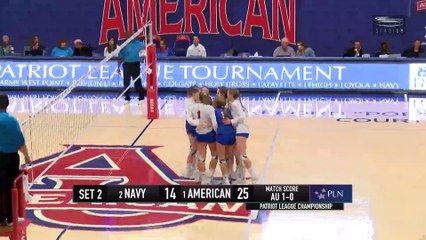 American volleyball wins Patriot League Championship