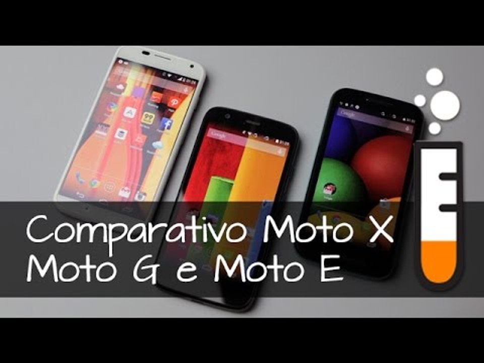 Moto X x Moto G x Moto E - Vídeo Comparativo Brasil