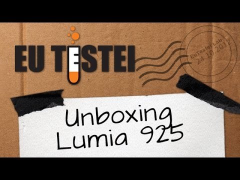 Lumia 925 Nokia Smartphone - Vídeo Unboxing Brasil
