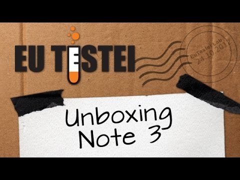 Galaxy Note 3 N9005 Samsung Smartphone - Vídeo Unboxing Brasil