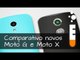 Comparativo novo Moto X x novo Moto G - Vídeo Comparativo Brasil
