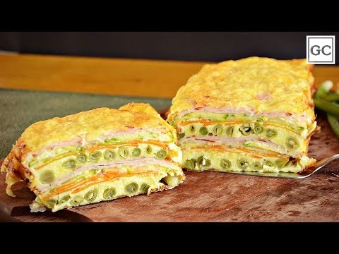 Omelete de forno em camadas | Receitas Guia da Cozinha