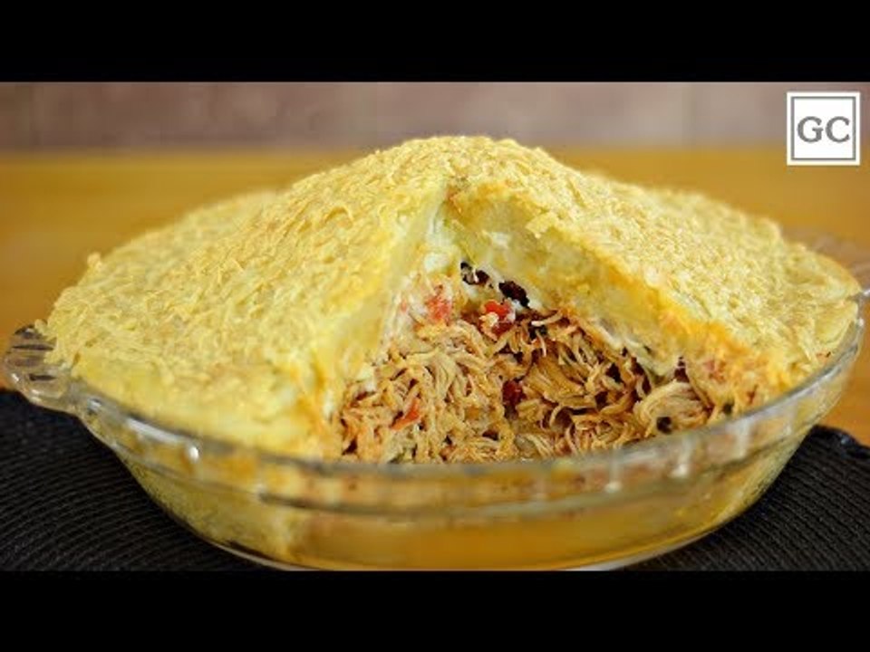 Coxinha gigante de travessa | Receitas Guia da Cozinha