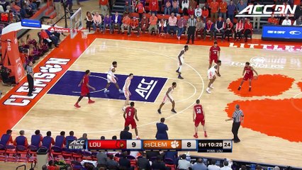 Louisville vs Clemson Basketball Highlights (2017-18)