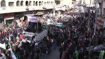 اكثر من ألف متظاهر في عمان ضد اعلان ترامب القدس عاصمة لاسرائيل