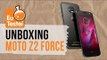 Moto Z2 Force - Hands on daquele que não quebra? - Unboxing EuTestei