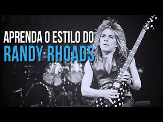 COMO TOCAR GUITARRA NO ESTILO RANDY RHOADS
