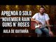 Solo de November Rain - Guns N´ Roses (como tocar - aula de guitarra)