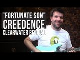 Creedence Clearwater Revival - Fortunate Son (como tocar - aula de guitarra )